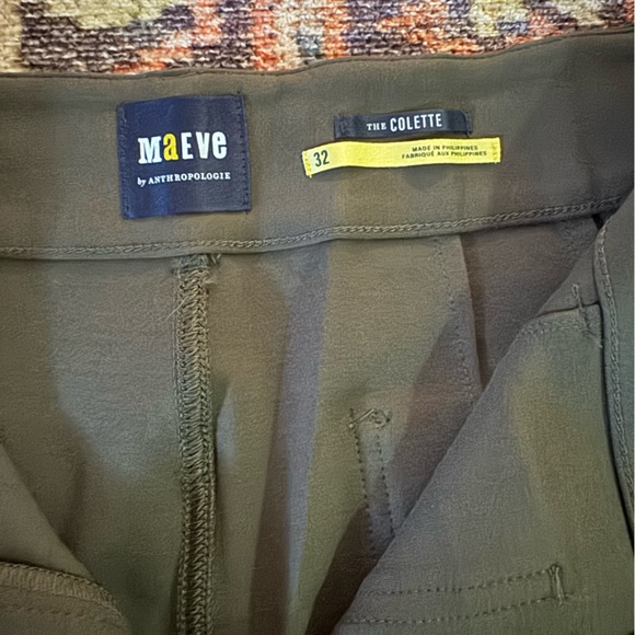 Women’s Maeve Olive Green Pants - Picture 5 of 6